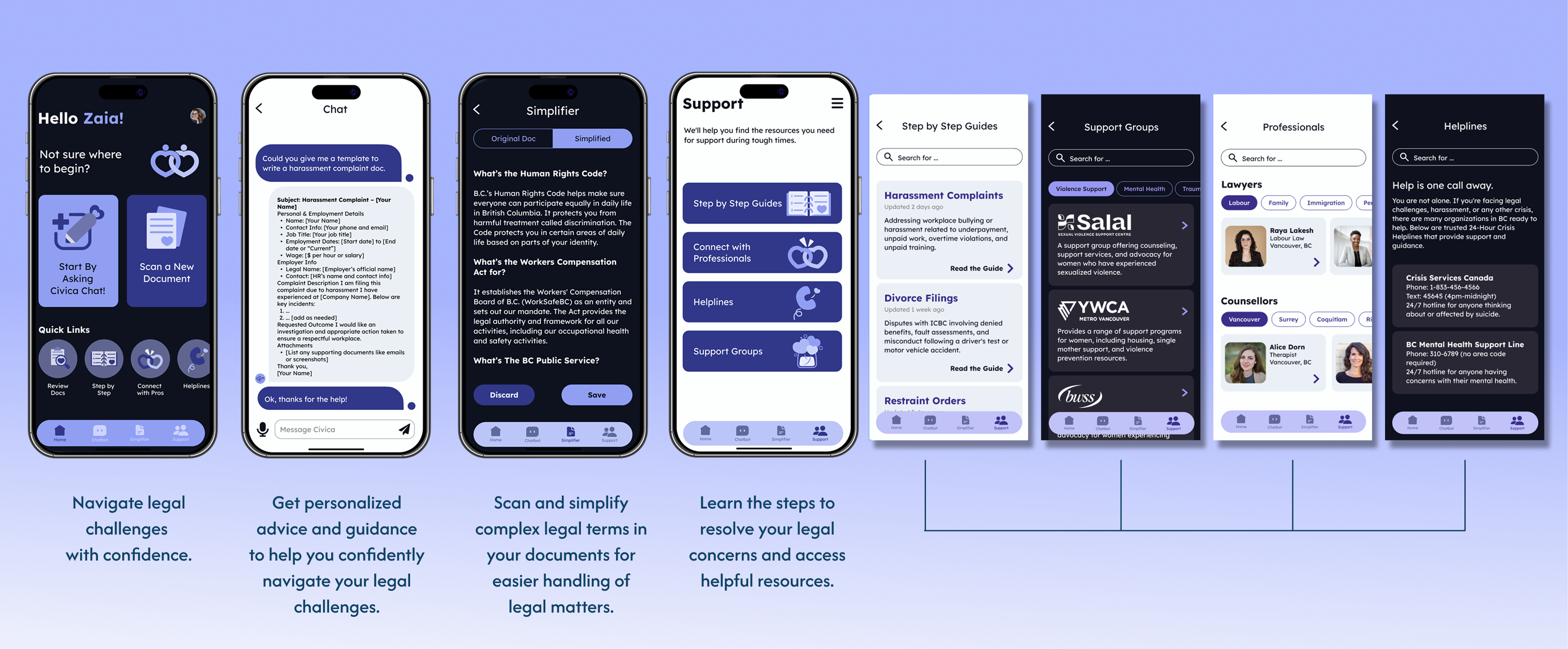 Civica App Features